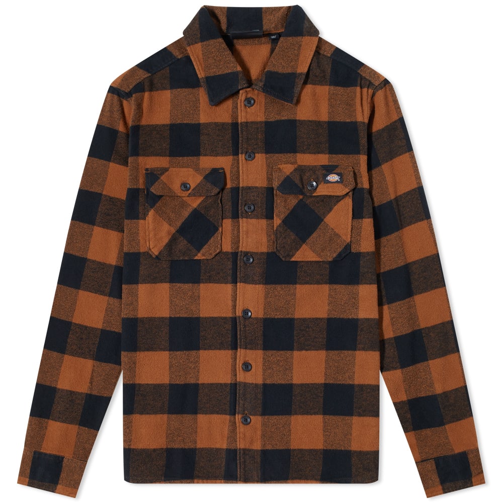 Skjorte Dickies Sacramento Check Flannel Sort | DK0A4XDZBD01, 0