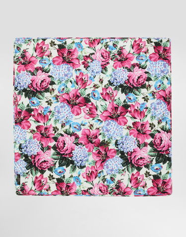 Tørklæde Dolce & Gabbana Dolce & Gabbana Floral Print Interlock Blanket Hvid | LNJAE7II7HTHA5MH, 3