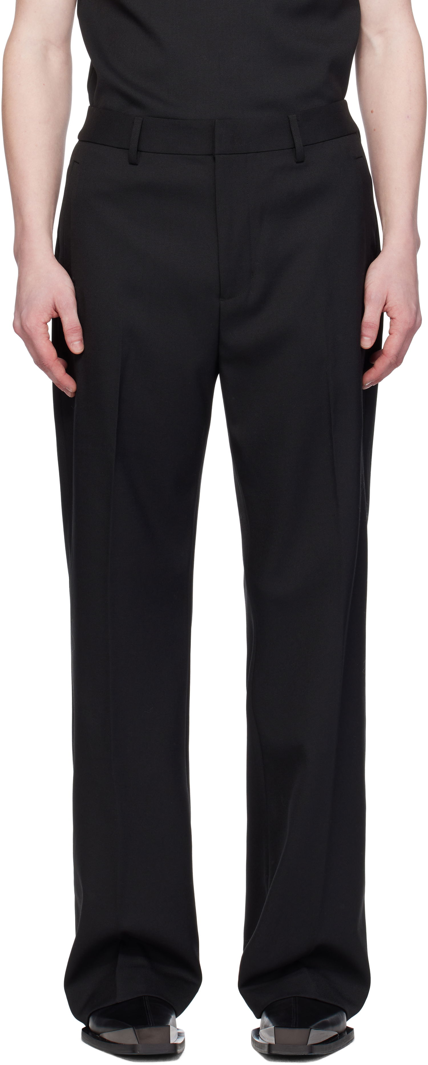 Bukser Entire Studios Entire Studios Father Suiting Trousers Sort | ES2575BW, 0