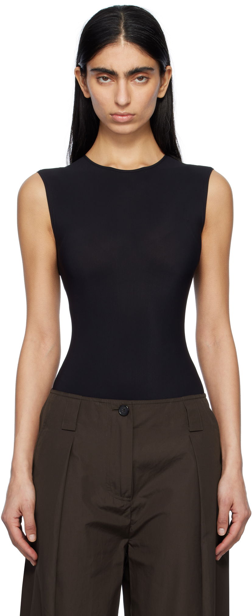 Krop AGOLDE AGOLDE Aura Bodysuit Sort | A7295-1145