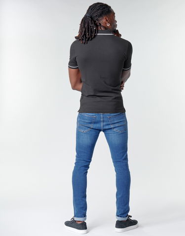 Polo skjorte CALVIN KLEIN TIPPING SLIM POLO Sort | J30J315603-BAE-NOOS, 2