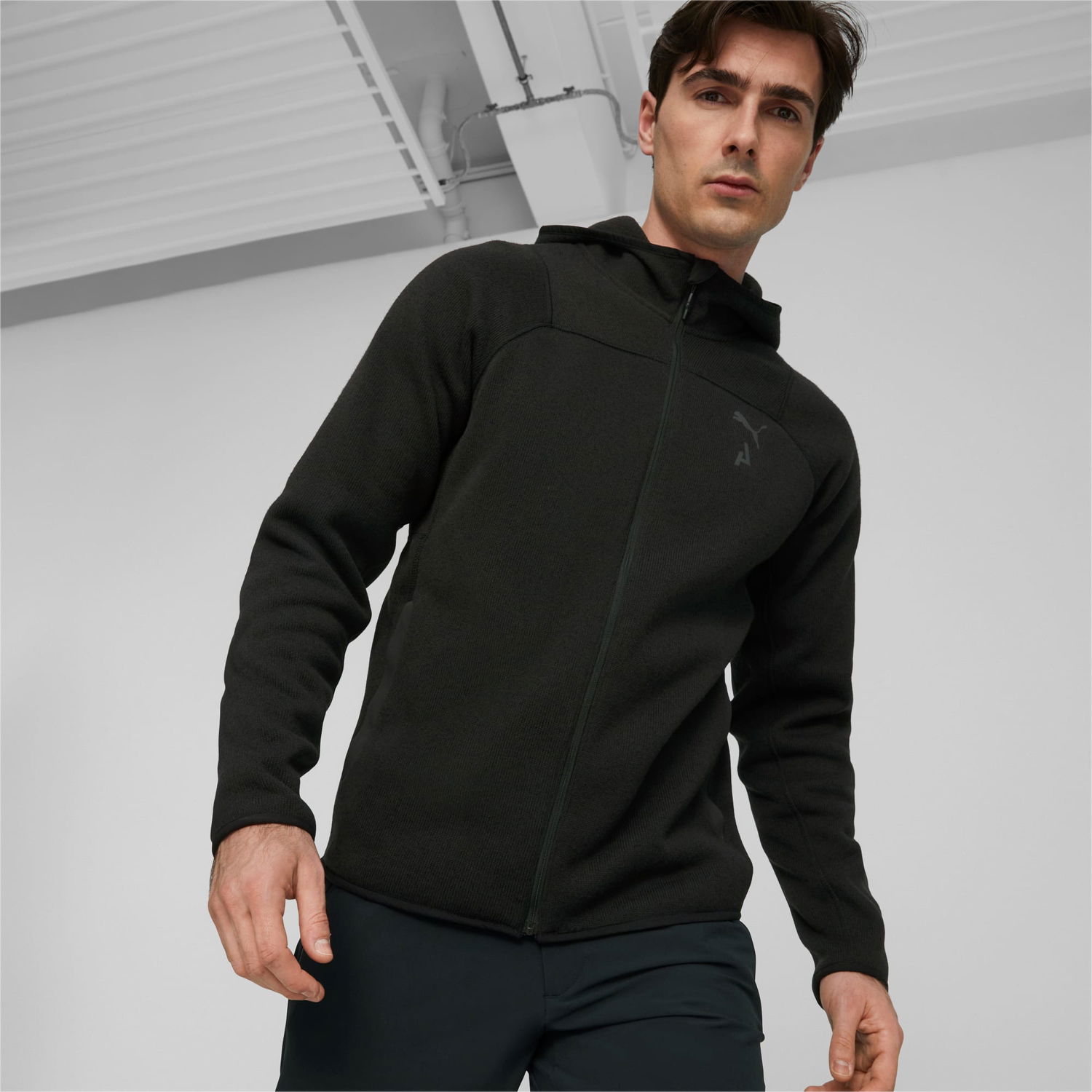 Jakke Puma SEASONS Kapuzenjacke Sort | 524133_01, 0
