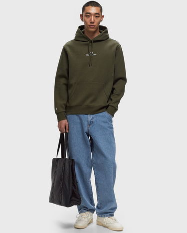 Sweatshirt Polo by Ralph Lauren Script Logo Hoodie Grøn | 710936586021, 1