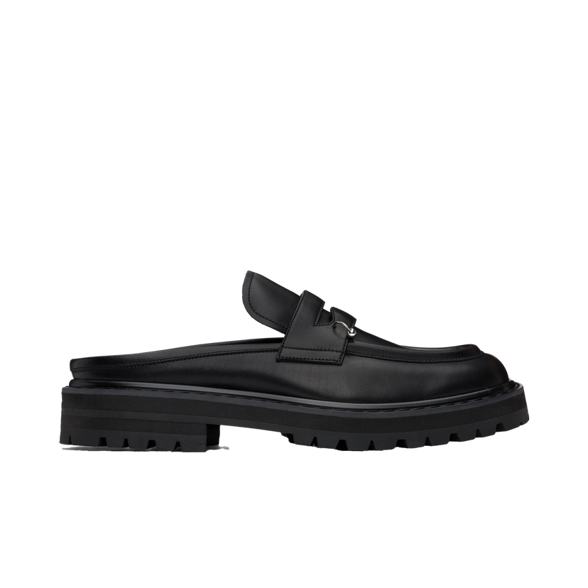 Sneakers og sko Marni Leather Piercing 2.0 Chunky Slip-on Loafers Sort | SBMR003803 P5088
