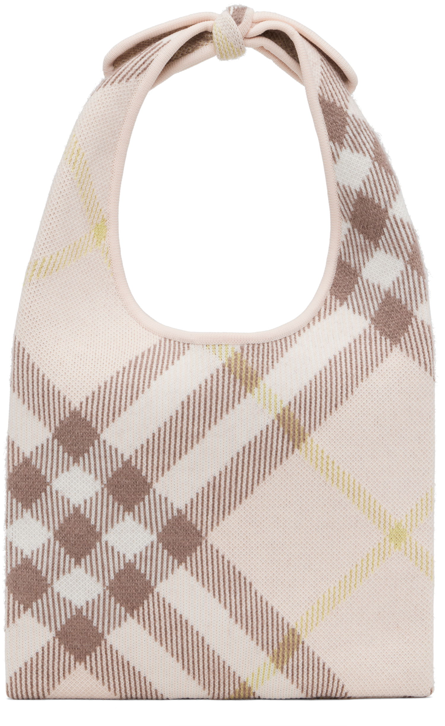 Mulepose Burberry Burberry Check Tie Tote Bag Lyserød | 8112008, 0