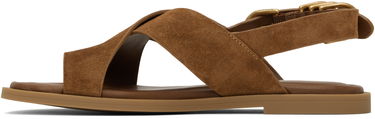 Tilbehør rag & bone rag & bone Gia Suede Crossover Sandals Brun | WFF25SF1004SU04, 2
