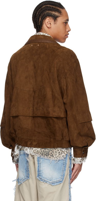 Bomberjakke Andersson Bell Andersson Bell Mikoos Suede Bomber Jacket Brun | awa673m, 2