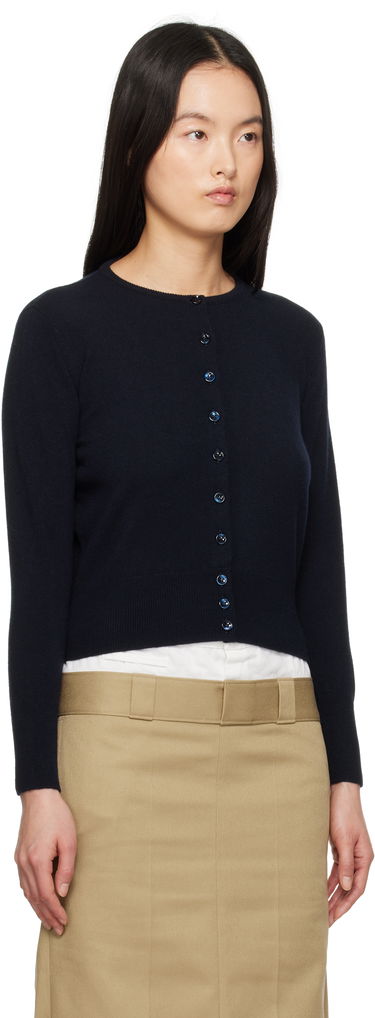 Sweater Maison Margiela Maison Margiela Wool Knit Cardigan Mørkeblå | S51HP0016 M13090, 1
