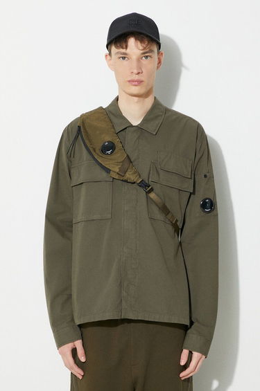 Skjorte C.P. Company Shirt Regular Grøn | 16CMSH121A002824G, 0