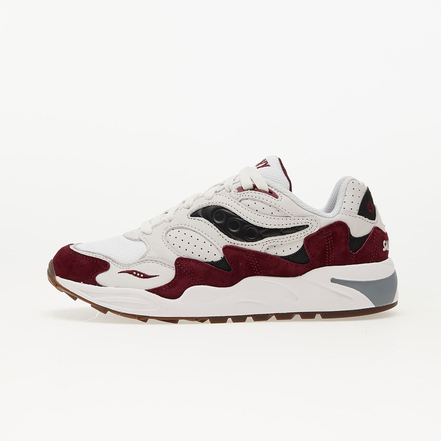 Sneakers og sko Saucony Grid Shadow 2 Cream/ Red Bourgogne | S70773-2, 0