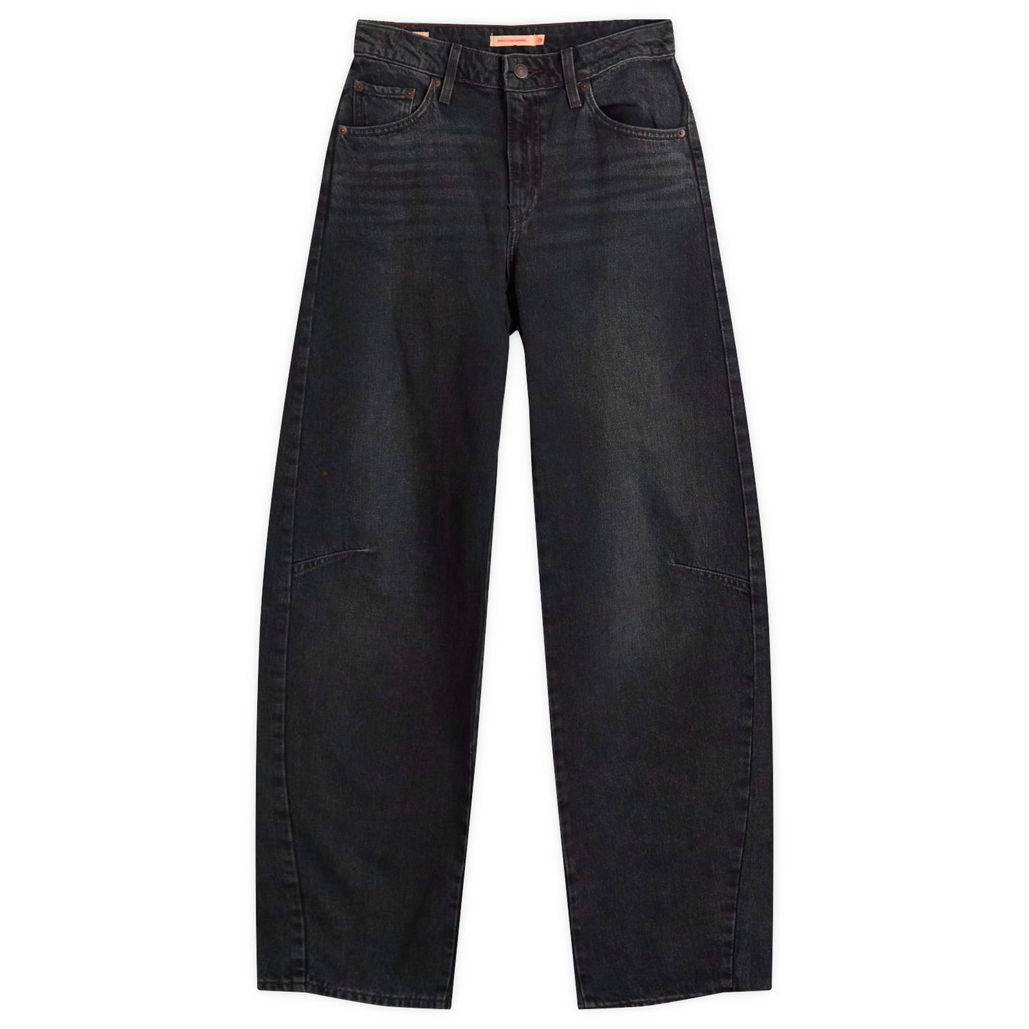 Jeans Levi's Baggy Dad Barrel Jeans 28" Sort | 0039A-0000, 1