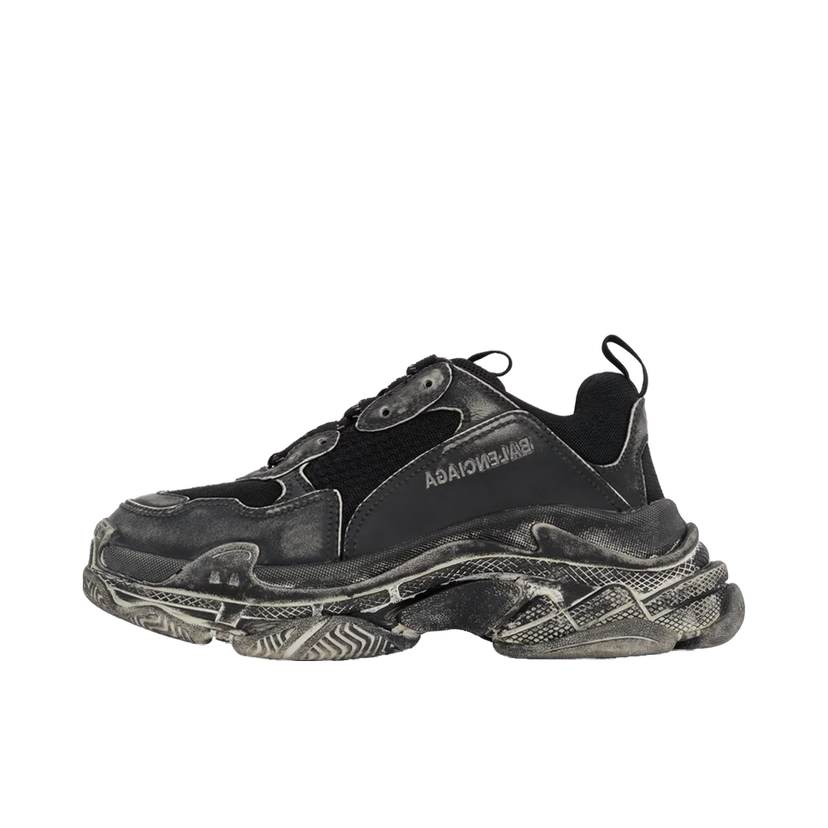 Sneakers og sko Balenciaga Black Faded Triple S Sort | 536737-W3CN3-1000