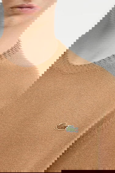 Sweater Lacoste Lacoste Wool Sweater Brun | AH2916, 3