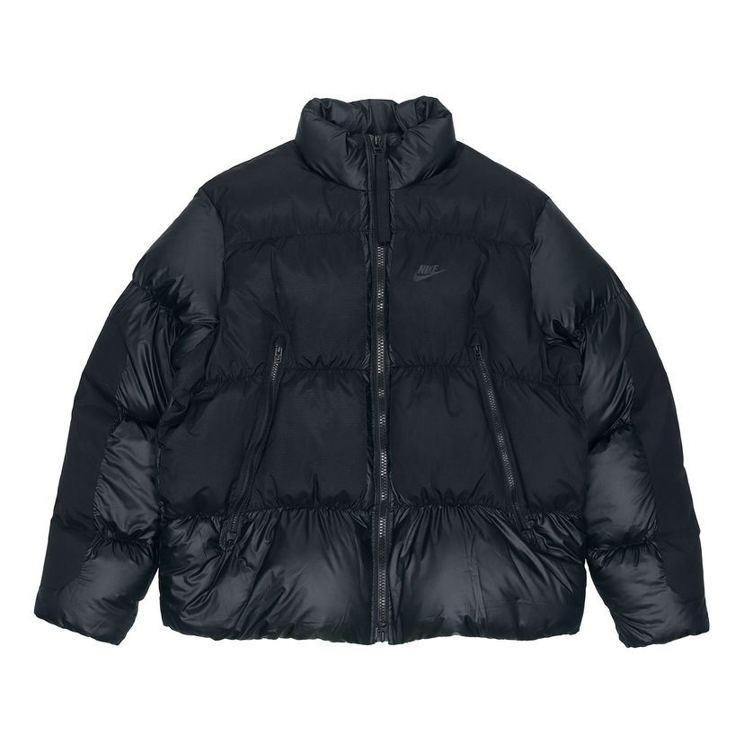 Puffer jakke Nike Sportswear City Puff Jacket Sort | DD6979-010