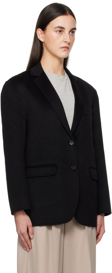 Jakke Anine Bing Black Single-Breasted Blazer Sort | A-01-7073-000, 4