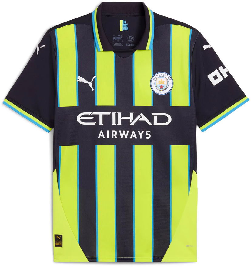 Skjorte Puma Manchester City 2024/25 Away Jersey Blå | 775086-02