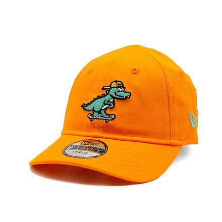 Kasket New Era Dinosaur 9FORTY Adjustable Hat Toddler Orange | 60595418, 0