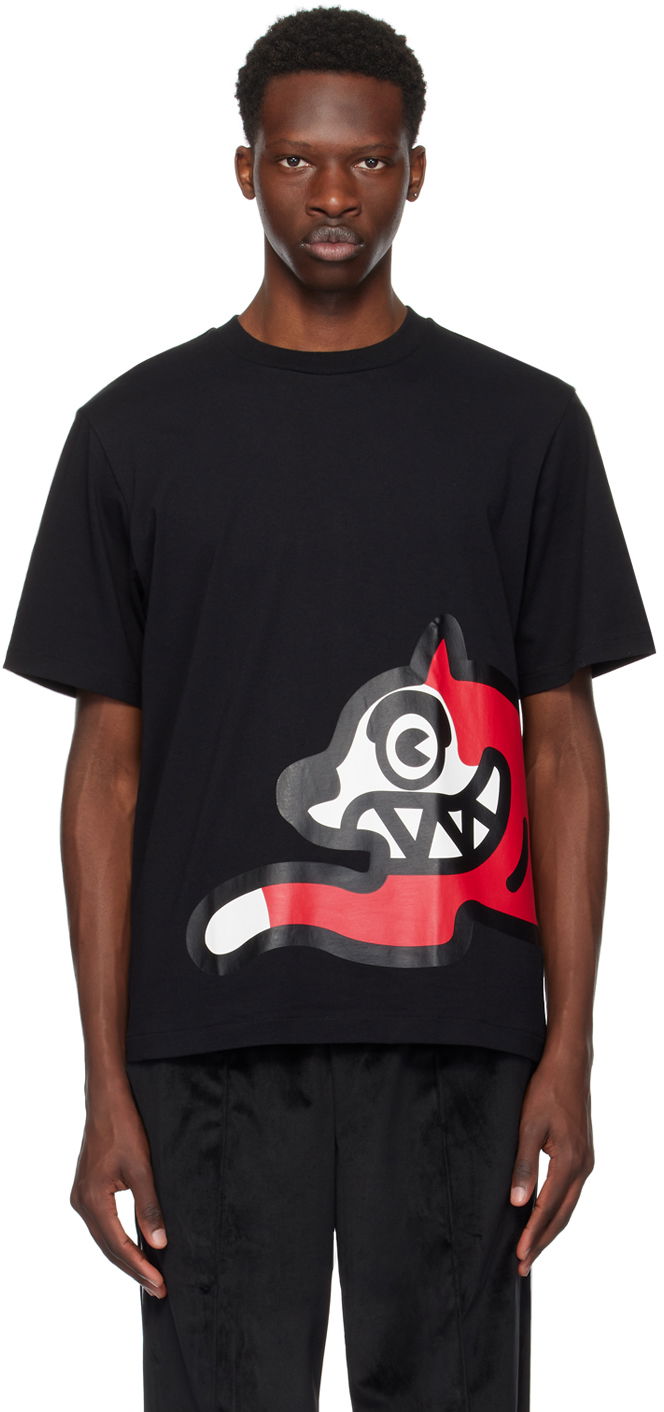 T-shirt BBC IceCream ICECREAM Jumbo Running Dog Graphic T-Shirt Sort | IC24235