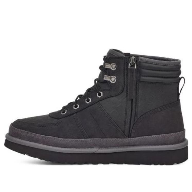 Sneakers og sko UGG Men's Leather High Top Boots Sort | 1130727-BLK, 0