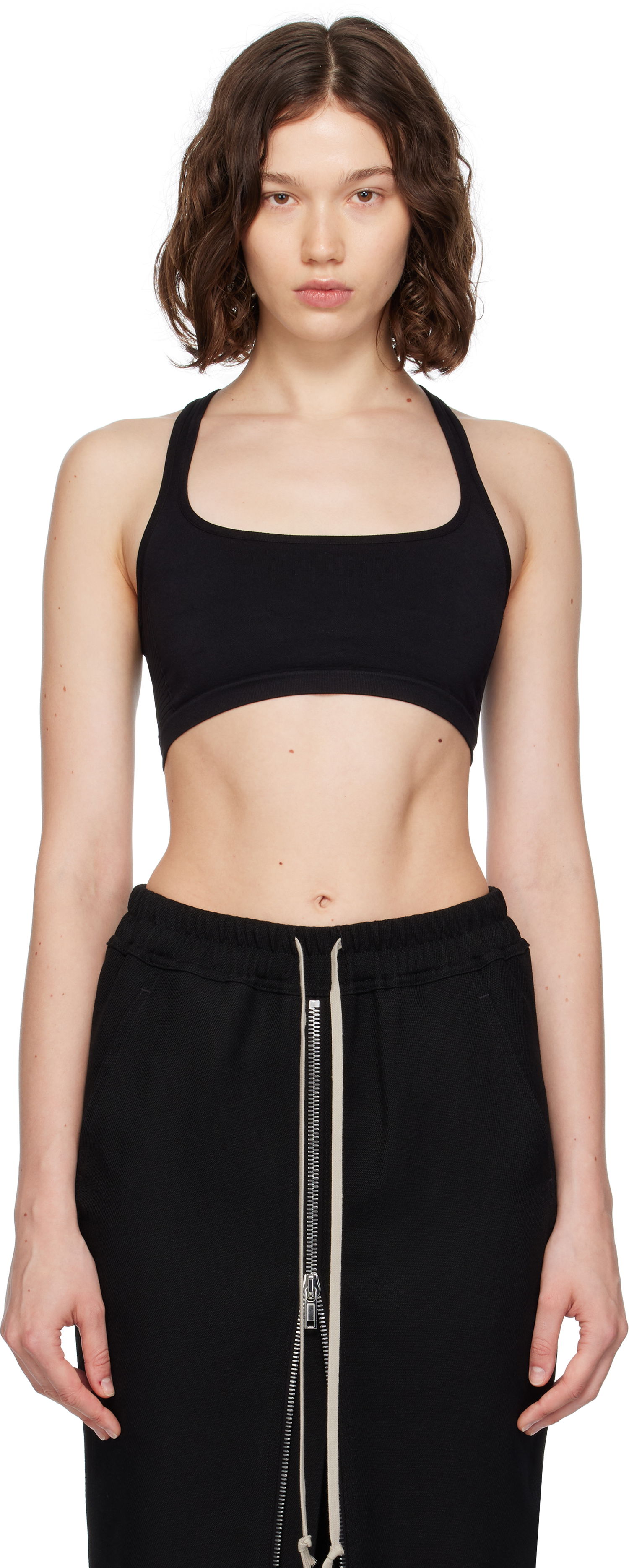 Bh Rick Owens Rick Owens Concordians Unhorny Sports Bra Sort | RP02E4699 KSP, 0