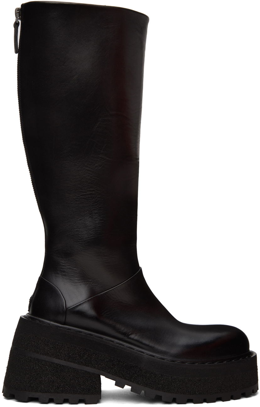 Tøj Marsèll Marsèll Carretta Platform Boots Sort | MW6024 118
