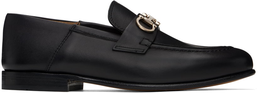 Sneakers og sko FERRAGAMO Salvatore Ferragamo Gancini Ornament Mule Loafers Sort | 758468