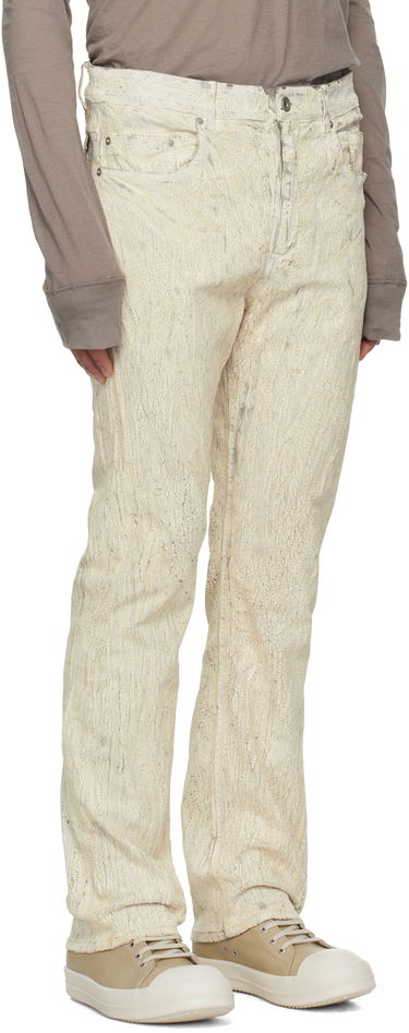 Jeans Rick Owens Rick Owens Hollywood Headon Utility Jeans Hvid | RR01E5308 SMMC, 1