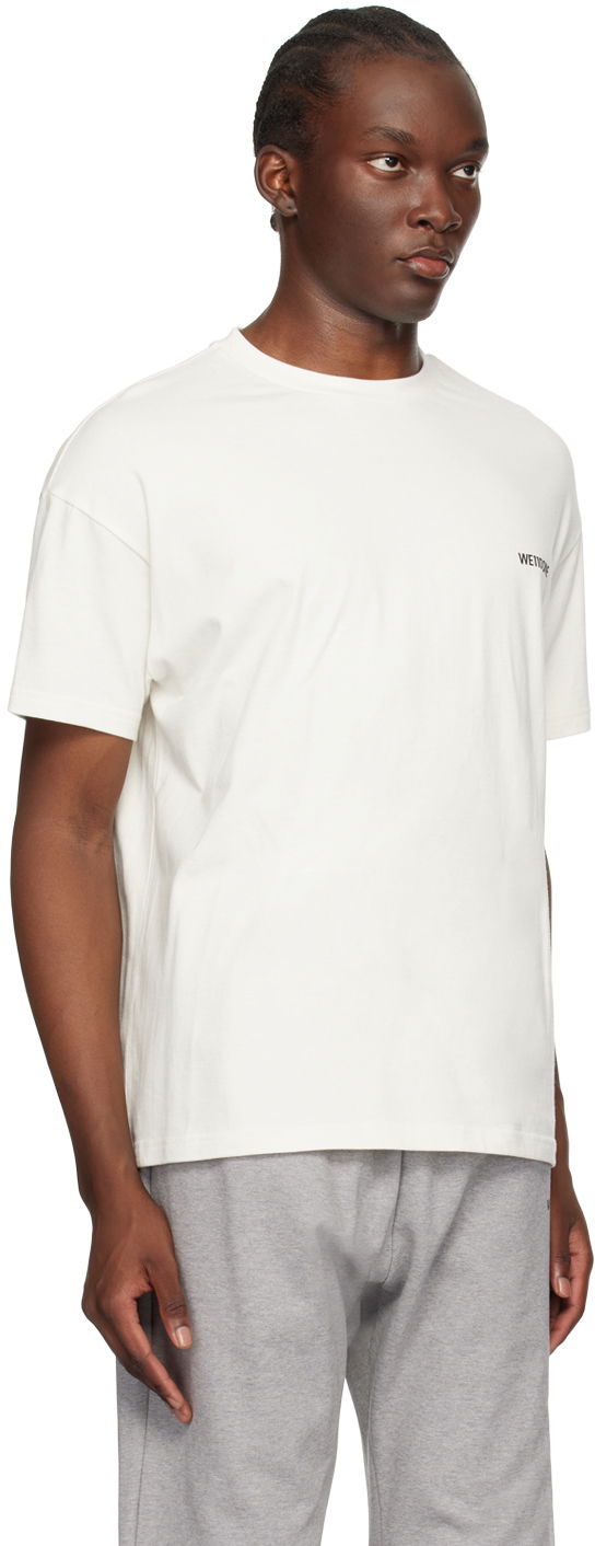 T-shirt We11done Patch T-Shirt Hvid | WD-TT1-23-796-U-IV, 1