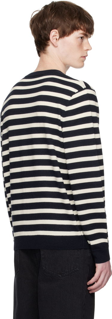 Sweater A.P.C. A.P.C. Matthias Striped Sweater Mørkeblå | WVBEC-H23431, 2
