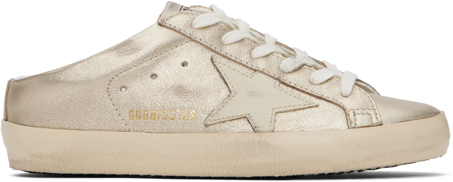Tøj Golden Goose Golden Goose Super-Star Sabot Metalisk | GWF00110.F006789.15582, 0