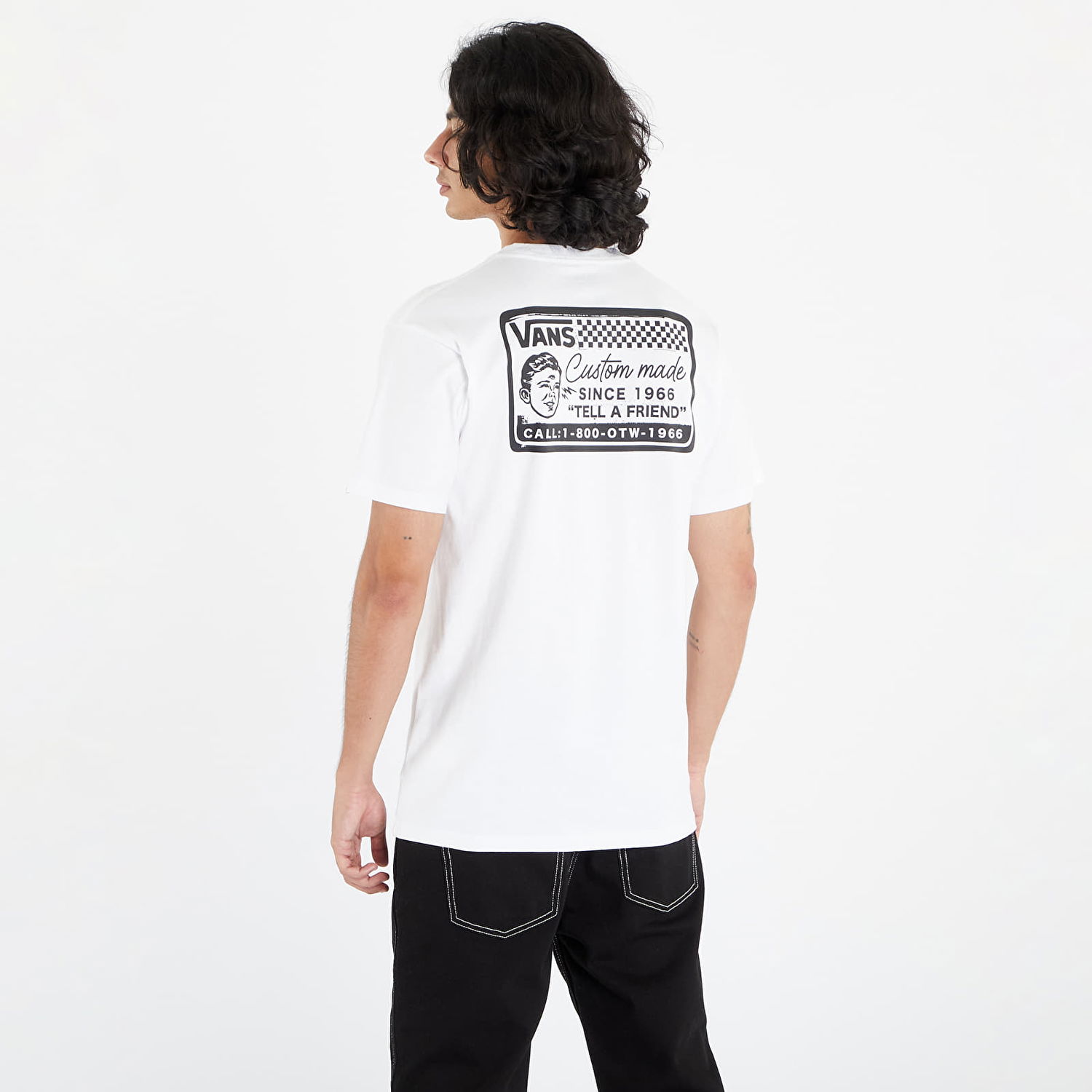 T-shirt Vans Psyche Custom Hvid | VN000G05WHT1, 1