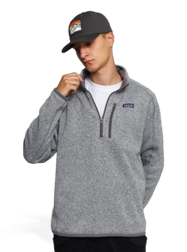 Sweatshirt Patagonia Better Sweater 1/4 Zip Grå | 25523 STH