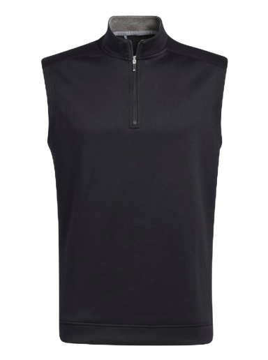 Vest adidas Originals Club Quarter-Zip Vest Sort | GH7080