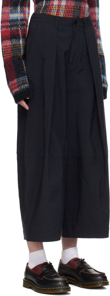 Bukser YMC YMC Deadbeat Pleated Trousers Mørkeblå | Q4XMD, 1