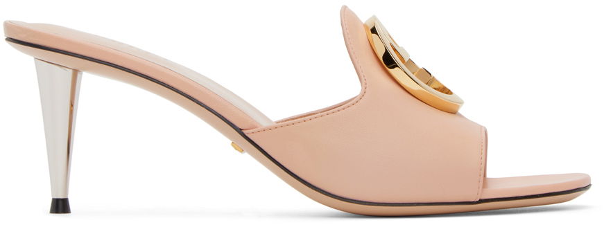 Sneakers og sko Gucci Blondie Heeled Sandals "Pink" Lyserød | 723391 C9D00, 0