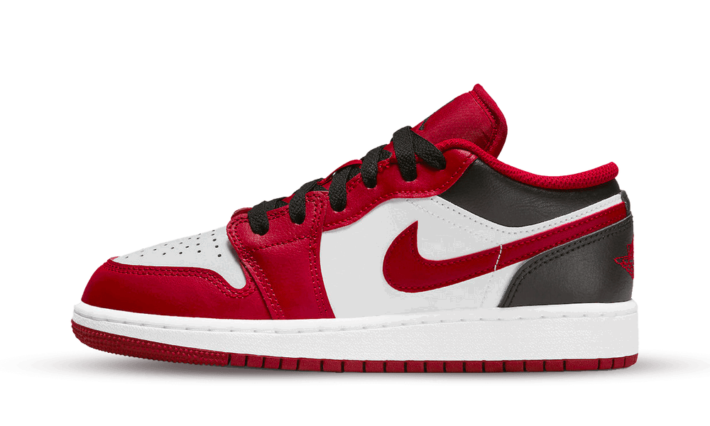 Sneakers og sko Jordan Air Jordan 1 Low "Reverse Black Toe" GS Rød | 553560-163, 0