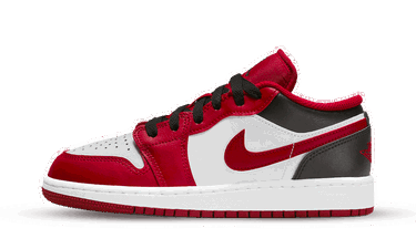 Sneakers og sko Jordan Air Jordan 1 Low "Reverse Black Toe" GS Rød | 553560-163, 0