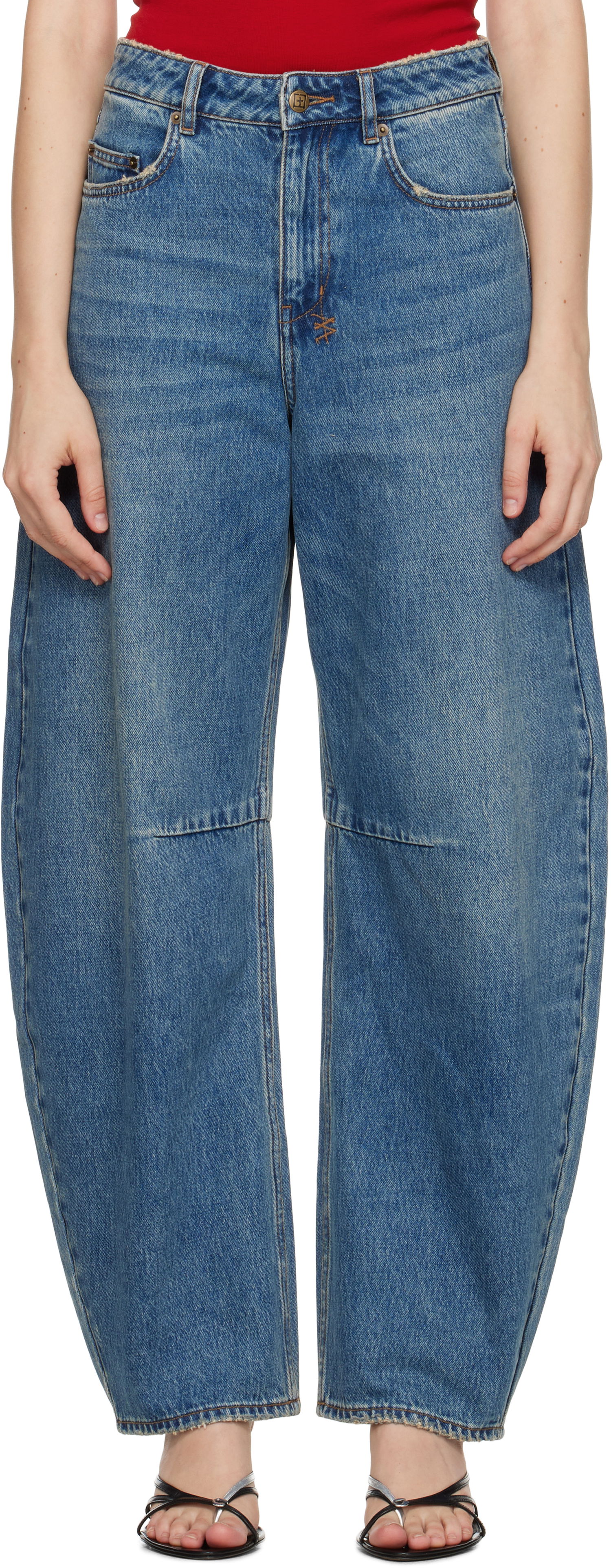Jeans Ksubi Barrel Jeans Blå | WPF25DJ027, 0