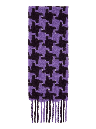 Tørklæde Acne Studios Houndstooth Scarf Lilla | CA0153-