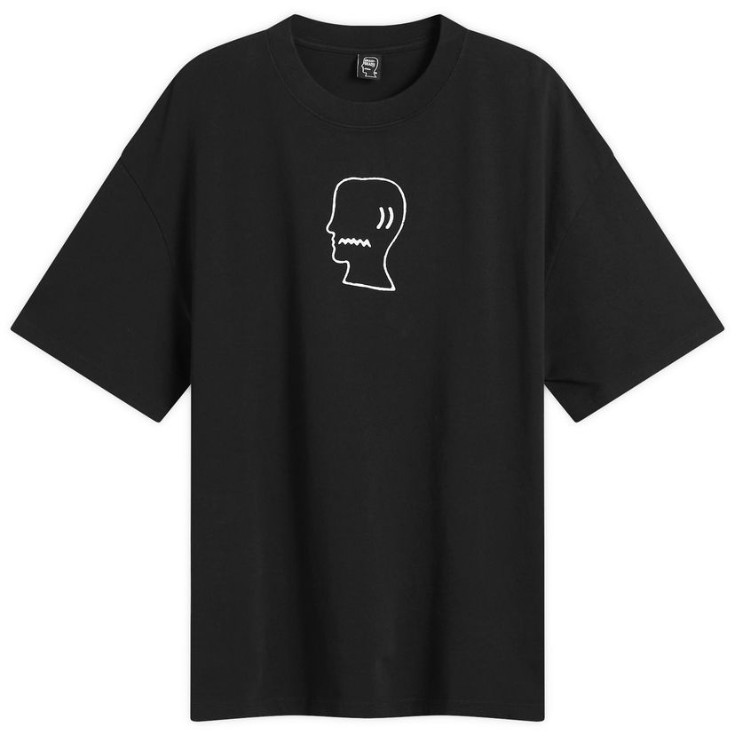 T-shirt Brain Dead Brain Dead Logo Head T-Shirt, Size Large Sort | BDF24T000045-BLK