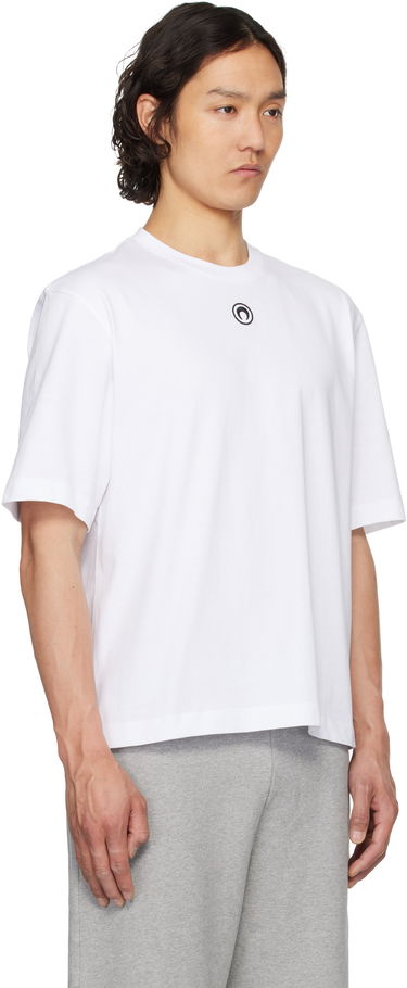 T-shirt Marine Serre Organic Cotton Plain T-Shirt Sort | MTT077A CJER0009, 4