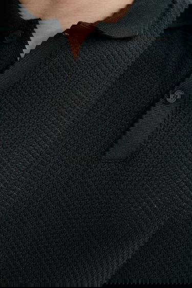 Polo skjorte Samsoe Samsoe Samsoe Samsoe Sajase Polo Shirt Sort | M25100033, 4