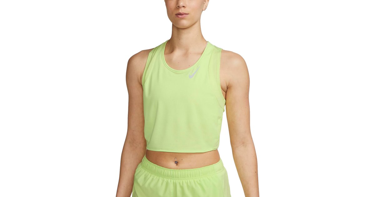Tanktop Nike Tank Top Dri-FIT Race Grøn | dd5921-736, 1