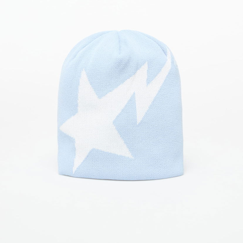 Beanie BAPE A BATHING APE Sta Knit Cap Blå | 001HTL301004MSAX