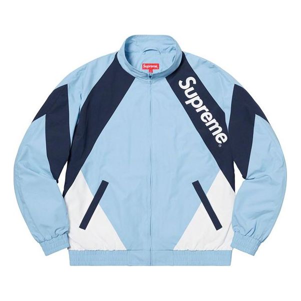Vindjakke Supreme Paneled Track Jacket Blå | SUP-SS20-076, 0