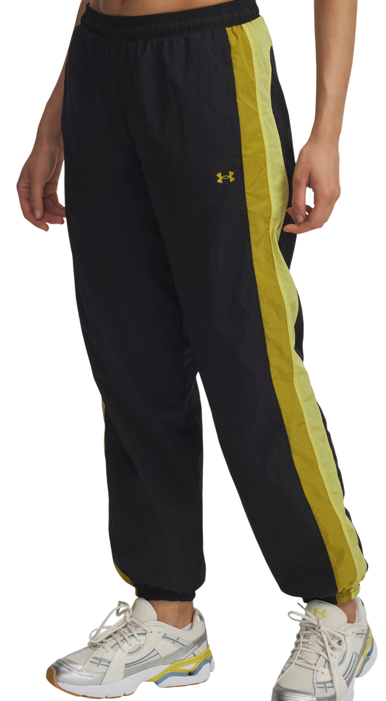 Bukser Under Armour Icon Crinkle Pant Sort | 6007112-001