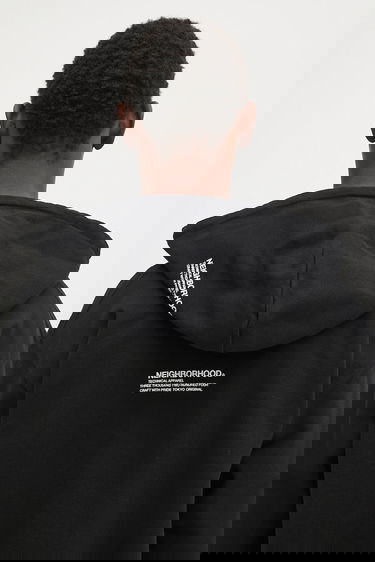 Sweatshirt Neighborhood Classic Sweat Zip Hoodie Sort | 242FPNH-CSM05, 4