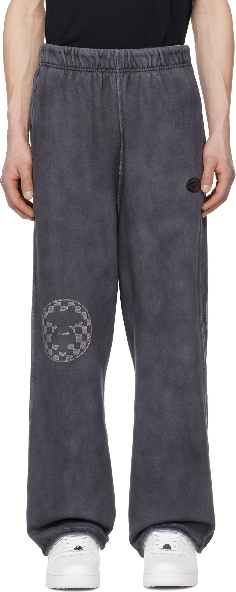 Joggingbukser AAPE by A Bathing Ape AAPE by A Bathing Ape AAPE Main Reversible Sweatpants Grå | AAPPTMB645XXNBKL