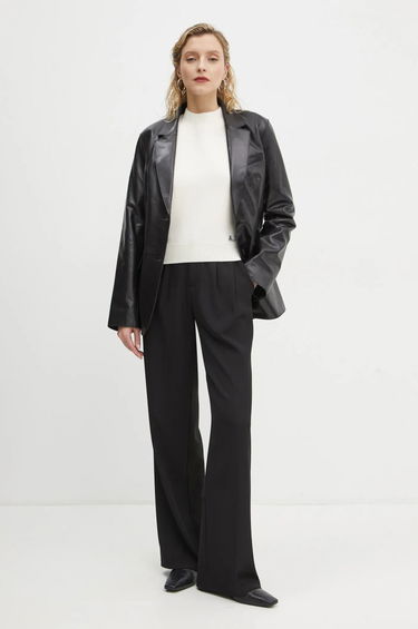 Jakke STAND STUDIO Stand Studio Mina Leather Blazer Sort | 66391.7850, 1