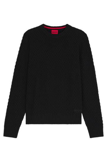 Sweater BOSS Cotton sweater with 3D knit structure Sort | 50546995